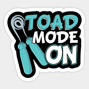 Toad Mode On - Jump Rope Sticker